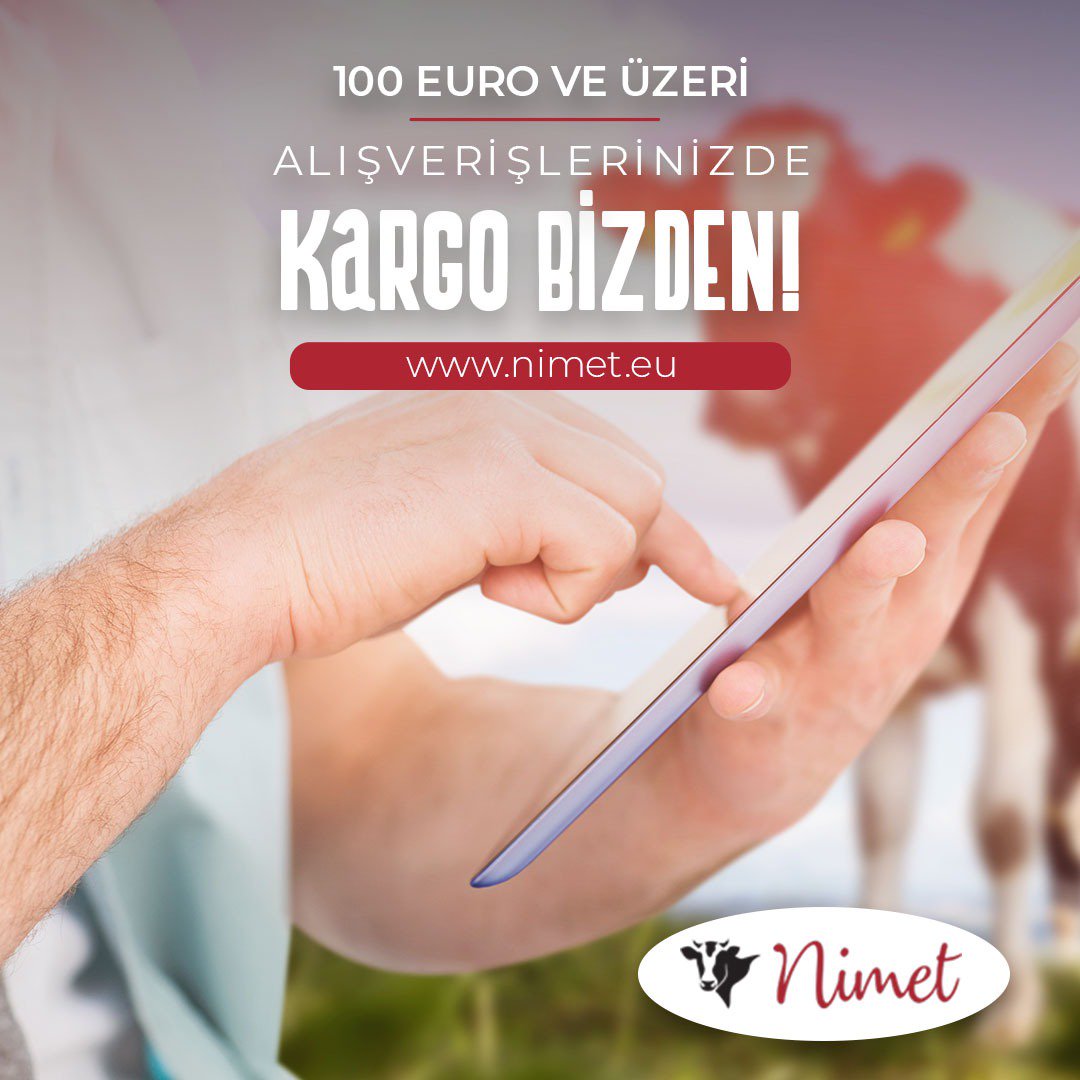 100 euro ve üzeri alışverişlerinizde kargo bizden. Hemen sipariş etmek için tıklayın: nimet.eu 
.
Bei einem Kauf von über 100 Euro entfallen die Versandkosten.
Klicken Sie sofort für die Bestellung.
#nimet #tazeet #helalkesim #doğalbesi #bioet #turkey #germany