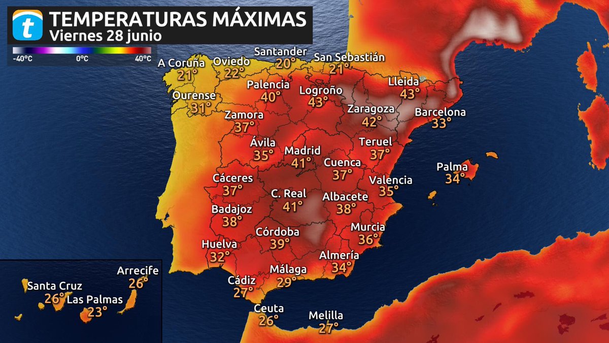 PokemonGOHubES's tweet photo. Atención Entrenadores, tened cuidado con salir a jugar a Pokémon GO durante esta semana; aquí están las temperaturas que se esperan.

Recordad que el sábado 29 a las 16:00 de la tarde, aparecerá Raikou en incursiones de Nivel 5.

Tened cuidado si salís a jugar. https://t.co/ePHhf4jva5