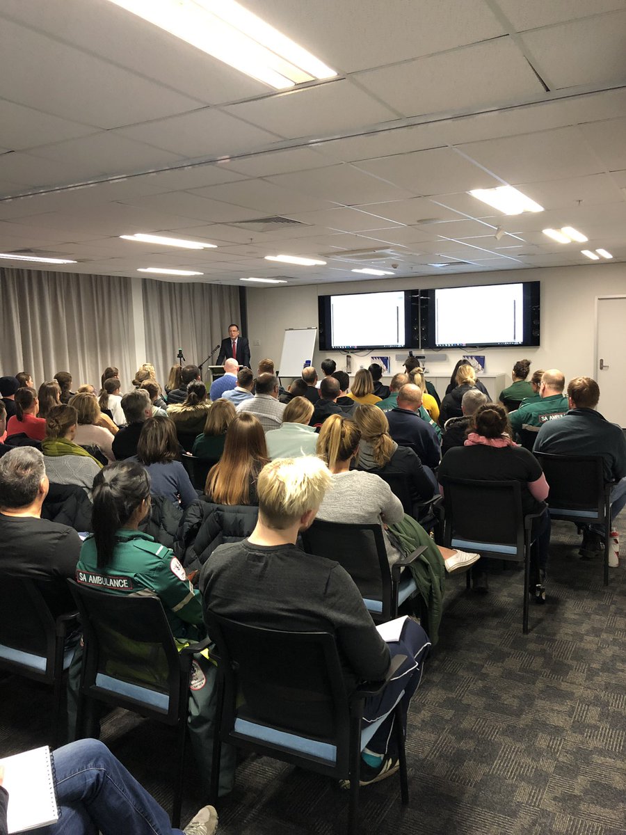 LachieGraham's tweet photo. Great interactive learning at a @AusParamedics #PACPD on Cardiology by Dr Daniel Cehic at St Andrews Hospital. https://t.co/D5j9kzHmyl