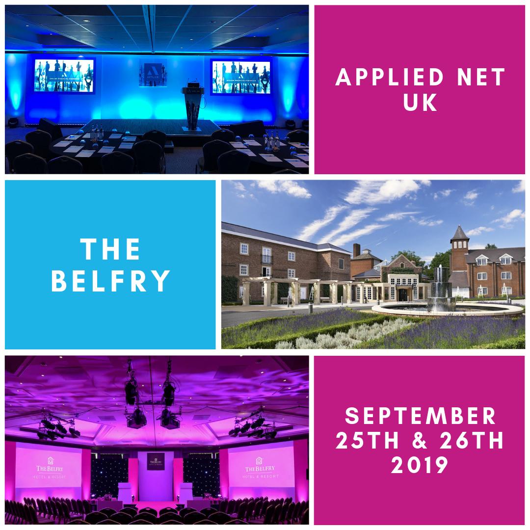 AppClientNetEu's tweet photo. Don't forget to pencil in the date for our annual event! Drinks reception on September 25th with Applied Net on September 26th. It's always a great event and a fantastic opportunity to meet other users and members.
#AppliedNetUK #AppliedClientNetwork #ACNUK #Networking #TheBelfry https://t.co/CPqOL6NCM8