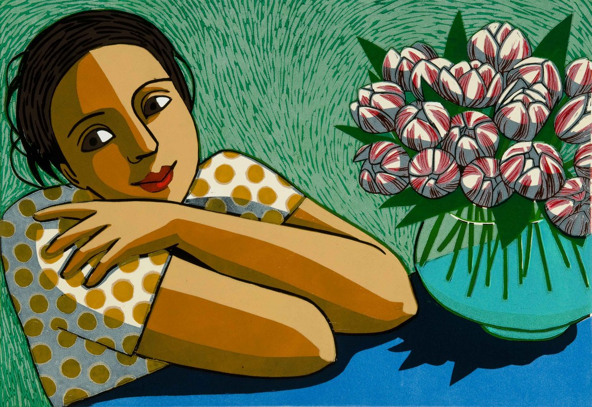 New art on the shop:

Anita Klein
The Thank-you Flowers
Linocut
Image size: 45 x 65 cm, paper size: 55 x 73 cm
Edition of 50

@anitakleinart #linocut #print #flower #flowers #floral #art #artgallery #femaleartist #womeninart #womeninartfair #gallery #artlover #artsy #colour