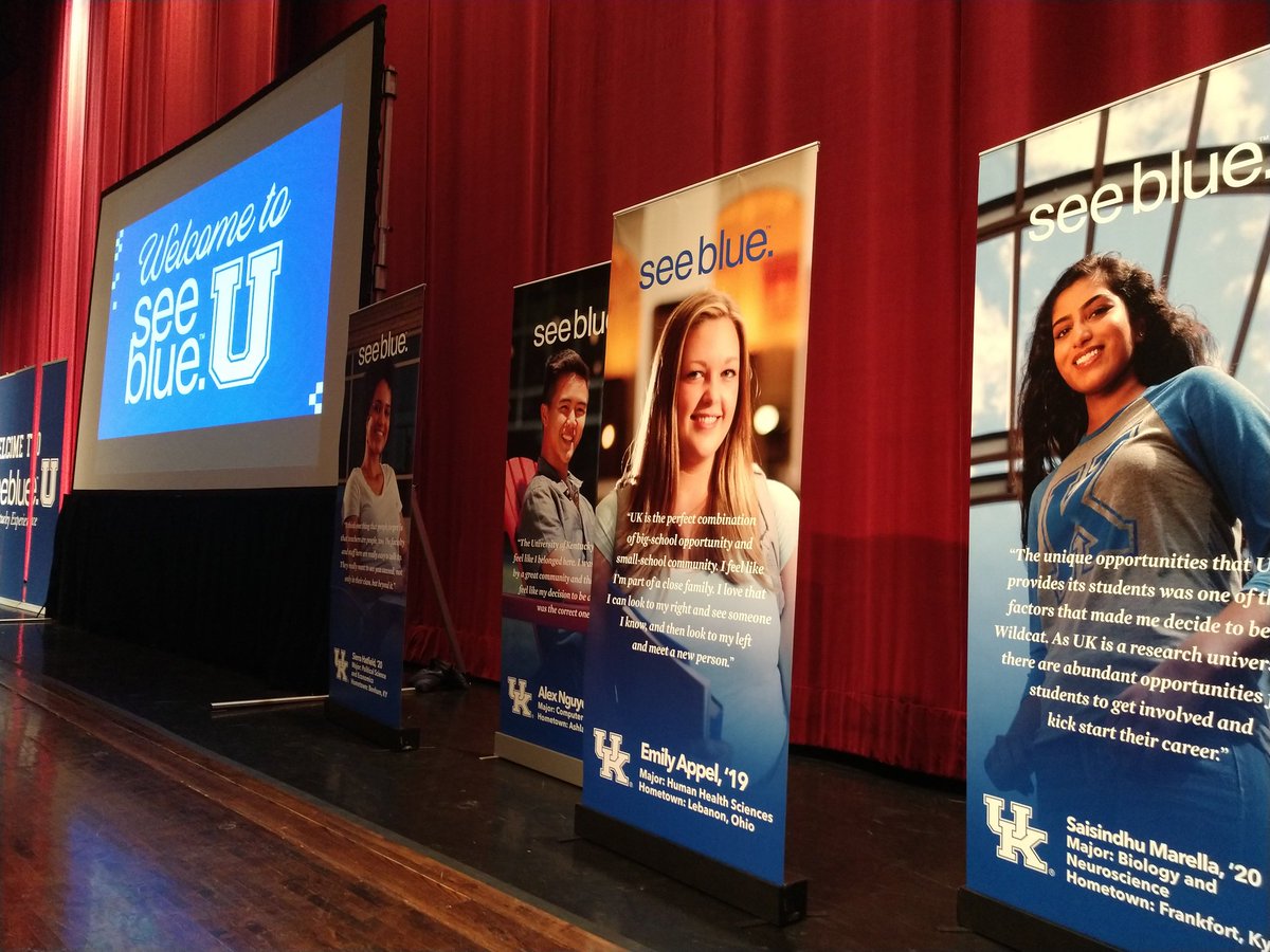 Excited to see lots of smiling faces as our June 25-26 students, families and guests arrive today. Have a great"see blue." U Orientation!