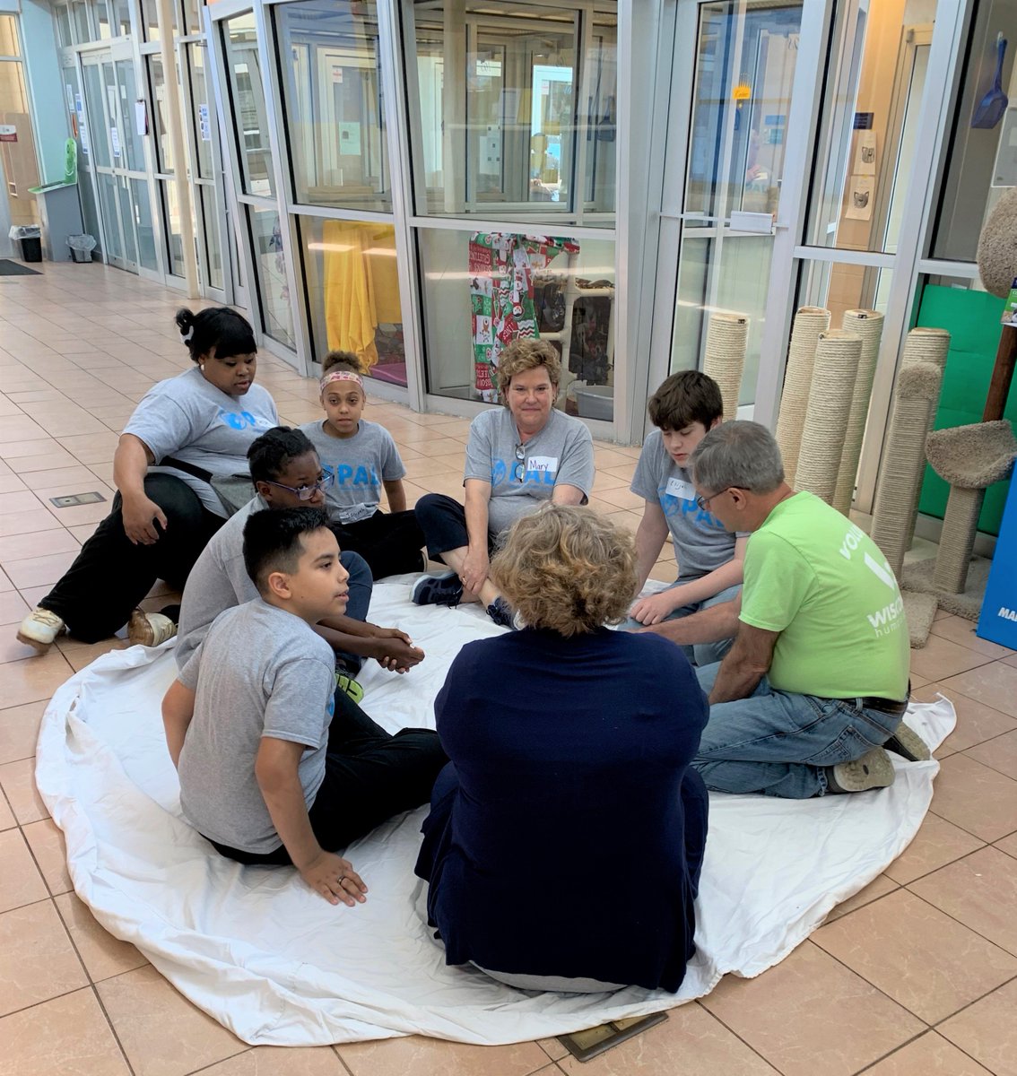 Bader Philanthropies Staff toured the Wisconsin Humane Society last Thursday to see the People Animals Learning (PAL) program in action. Thank you to <a href="/WiscHumane/">Wisconsin Humane Society</a> for the tour.
