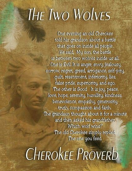 RichWar36848835's tweet image. Cherokee proverb!! 🐺❤🐺
#NativeAmerican
#TWOWOLVES
