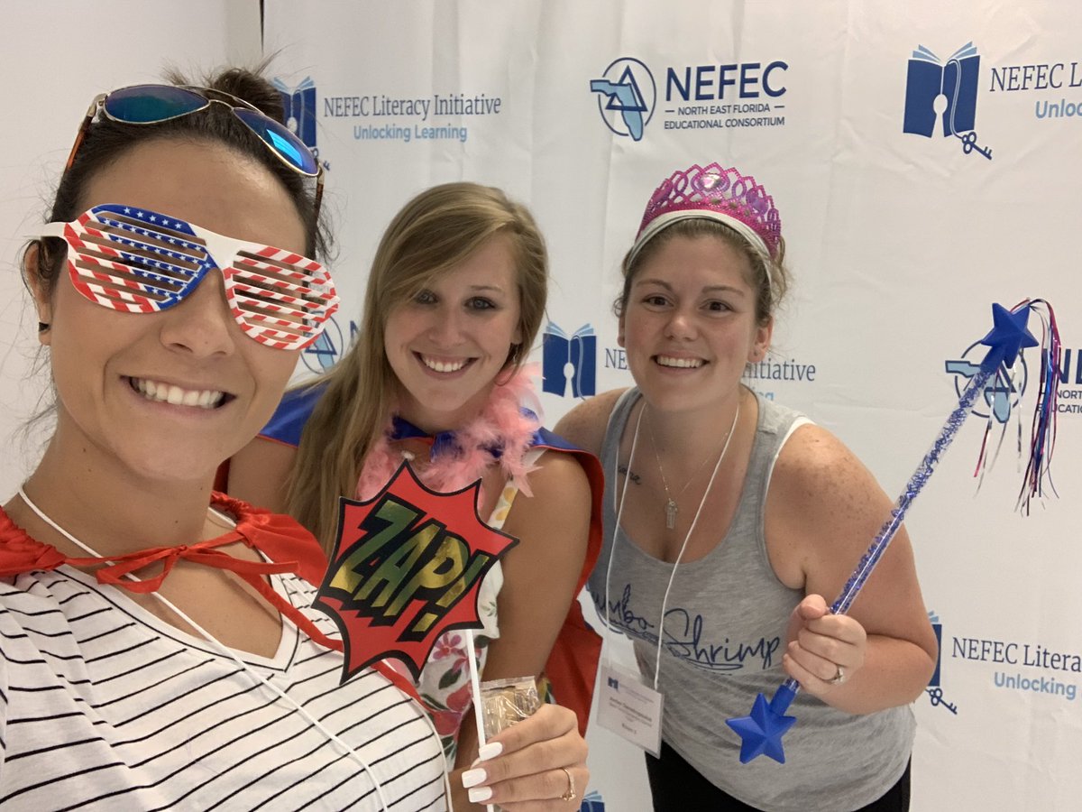 ANorm16's tweet photo. Selfie with a new colleague! I’m so excited to join the 3rd grade team at Belle Terre Elementary!! @nefec #NEFECPL #unlockinglearning #FindYOURword https://t.co/686t4XaYYH