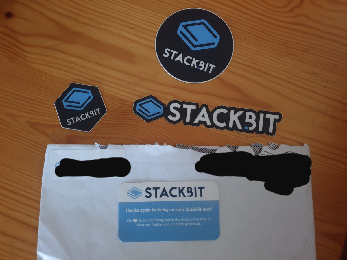 v0lk3n's tweet image. Thanks to @stackbithq for the free swag!

#stackbit