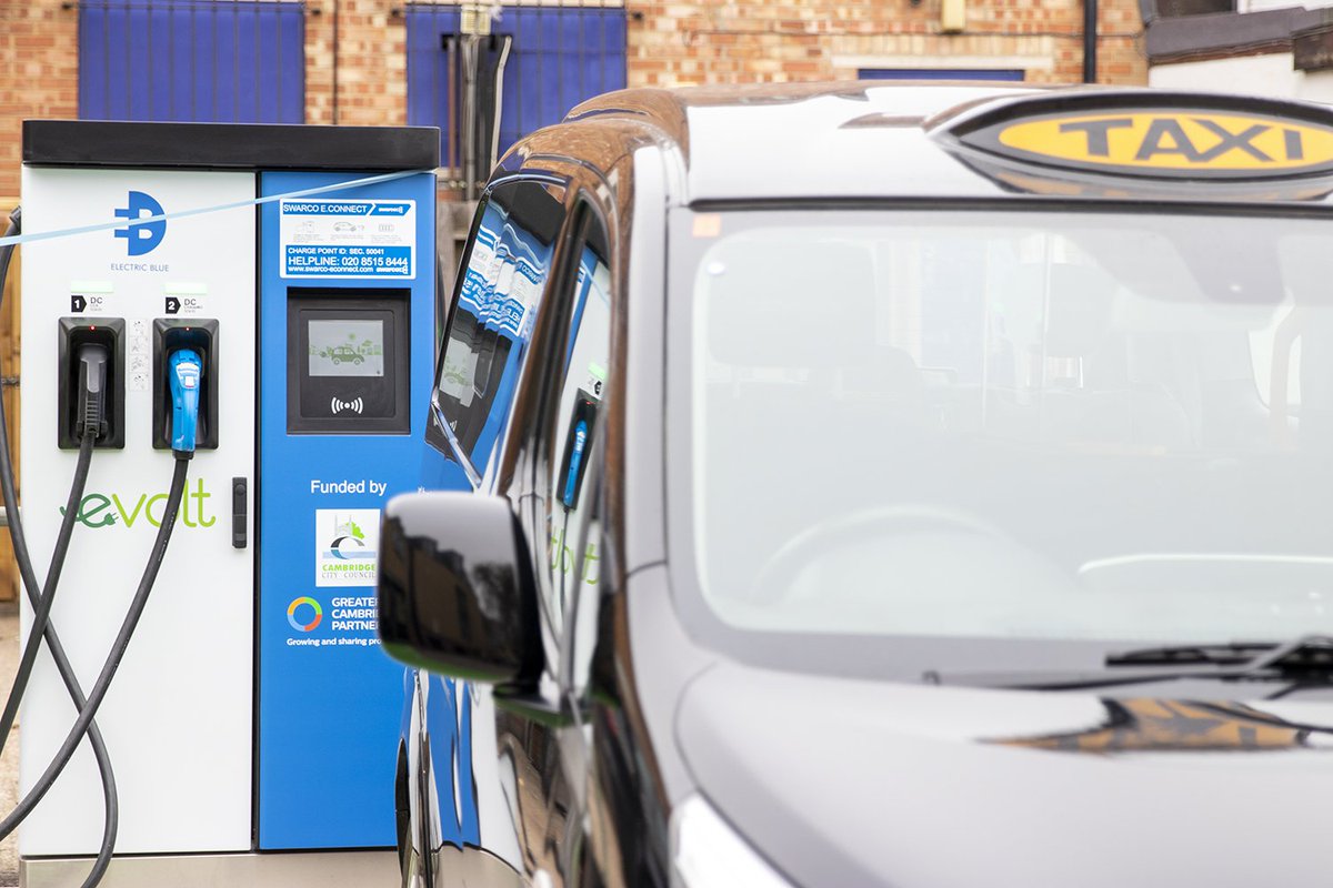 blinkchargingUK's tweet photo. #StatsDay Cambridge is powering forward in its #ElectricRevolution
There's 3 new #hackneycarriage #EVtaxis on the roads, bringing the total to 30! This is #cleanair progress!
5 days left to invest in our @ethexuk IFISA bond: You can support the progress too!
Capital at risk. https://t.co/YRikRIts8B