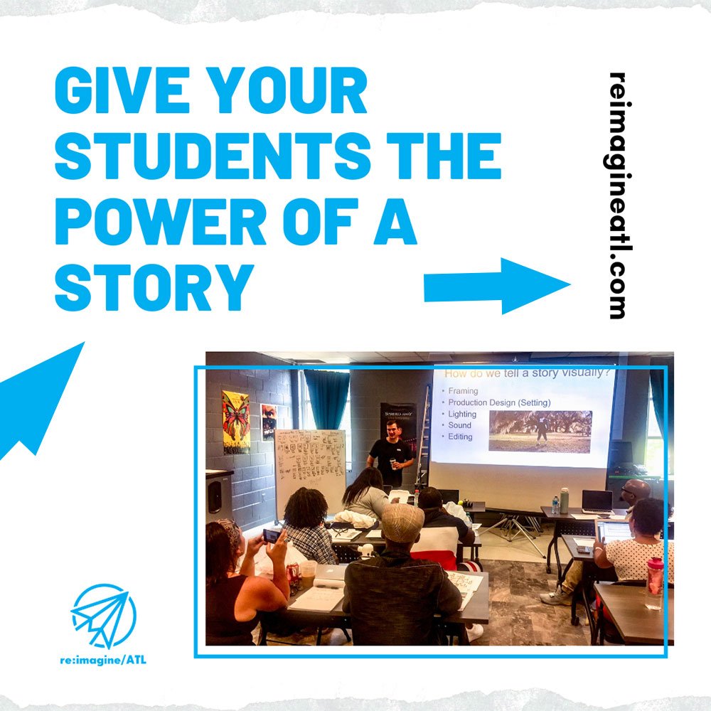 Give your students the power of a story! <a href="/DeKalbSchools/">DeKalb Schools, GA</a> teachers embark on a  3-day storytelling journey, led by teaching artist Nick Mills. We ❤️ partnering up to support the next generation! Til next time! cc: <a href="/dcsdctae/">DCSDCTAE</a> <a href="/TSMcFerrinV/">Tom McFerrin</a> 

For info, visit reimagineatl.com.