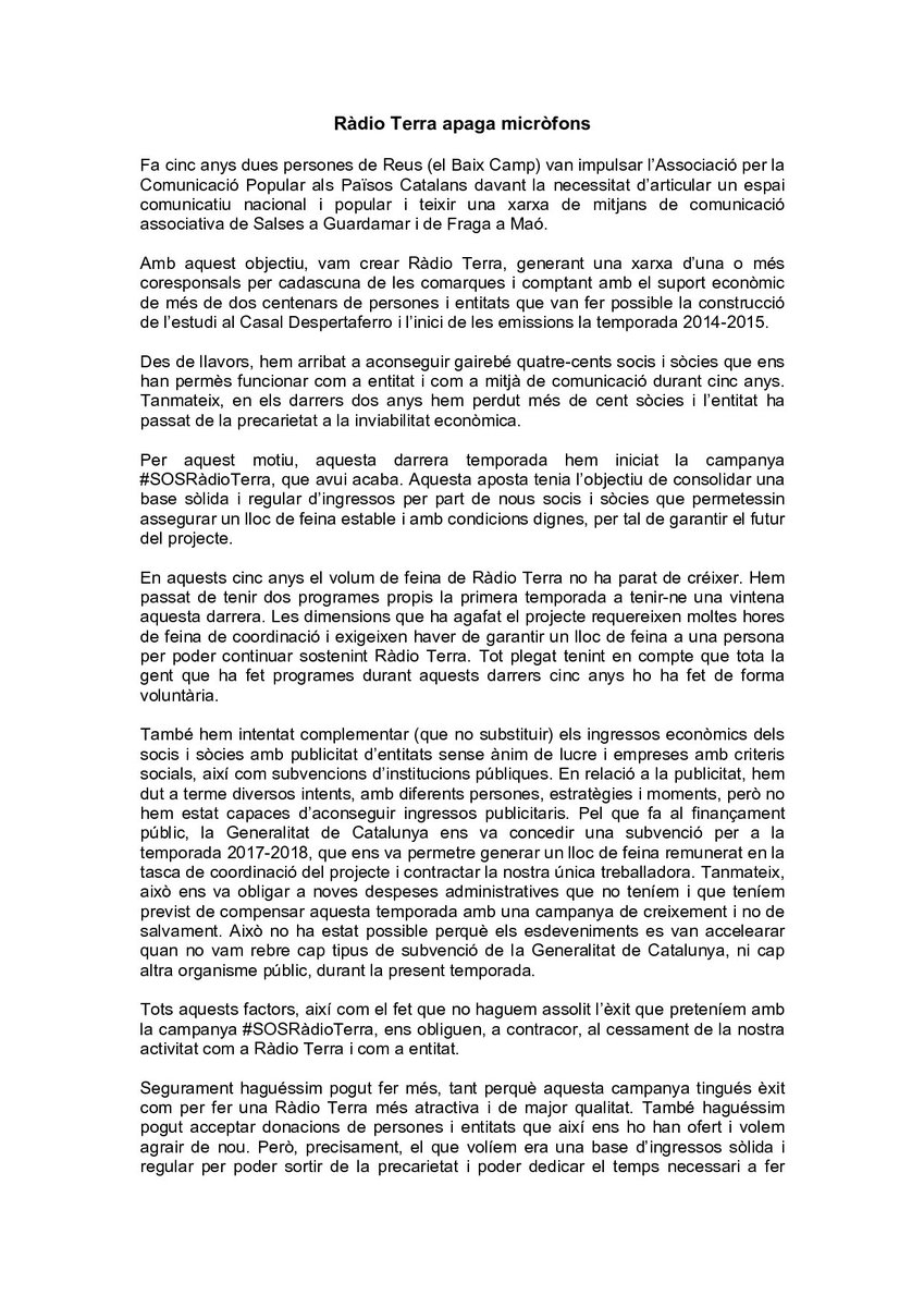 Ràdio Terra tweet media