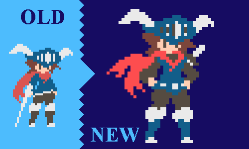 ingenoire's tweet photo. Ethan is being redesigned. #pixelart #gamedev #indiedev https://t.co/F4JRNQZ6pt