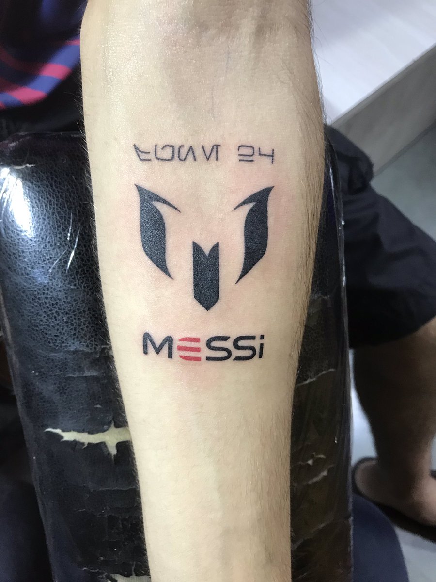 428 Lionel Messi Tattoo Stock Photos High Res Pictures and Images  Getty  Images