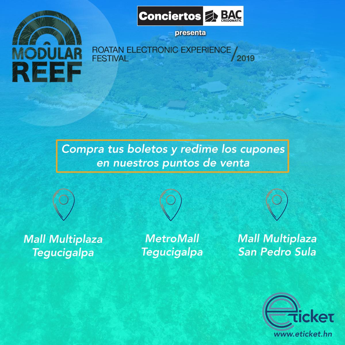eticketHN's tweet photo. #ModularReef en Roatán este 29 y 30 de junio 🌴🌞
Vive una experiencia única en Big French Key al comprar tus boletos en https://t.co/vZ2bg44GlW o en cualquier kiosco Eticket Honduras 🎟 #ETICKETHN #ConciertosBACCredomatic https://t.co/SpyybnJBUD