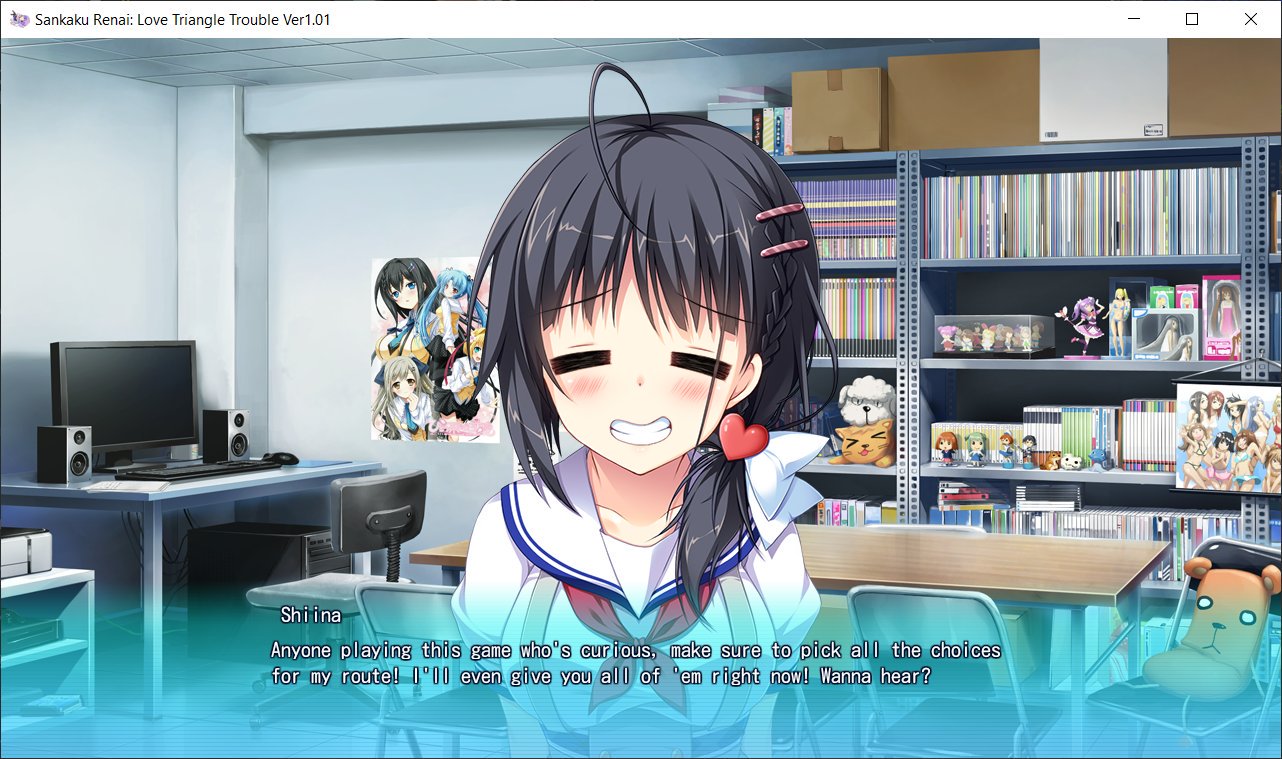 L3siu On Twitter All Characters Breaking The 4th Wall In Eroge Visual Novels Are Glorious But Her Just Wow Https T Co Zii7mnduuh Twitter