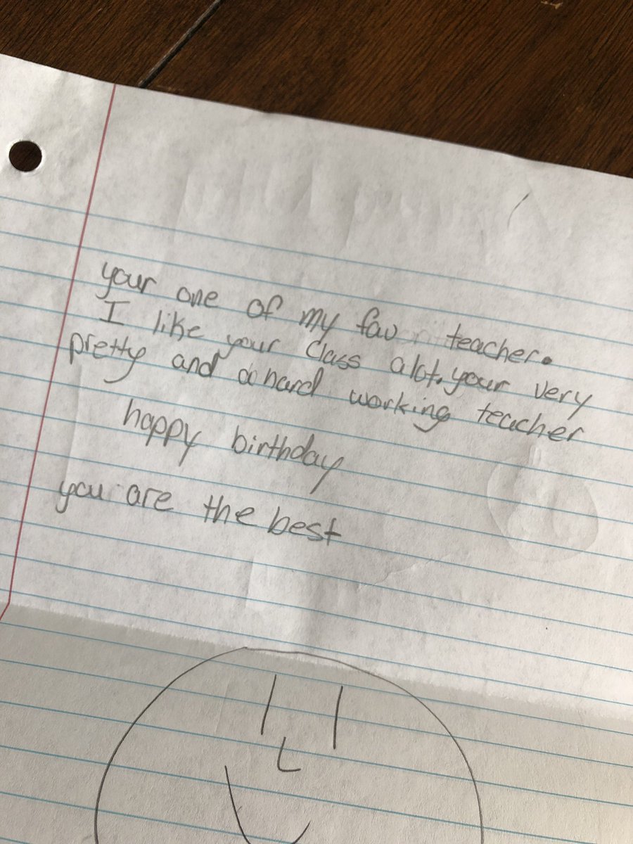 mrsjray3's tweet photo. Doing some cleaning out and came upon these treasures. A simple reminder of why I do what I do. Thankful for the privilege and responsibility of being a teacher. #teachtoreach #makeadifferencedaily #lovekids #TCSPublic #EMSPanthers https://t.co/x3XkfJ0er1