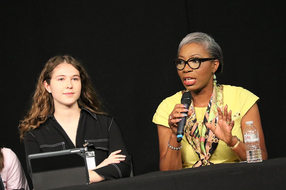 InspFemales's tweet photo. "Keep talking about your passions, the world needs different people because different is incredible." @Ttall #IFSummit #gamechangers https://t.co/YaEVwKAfbN