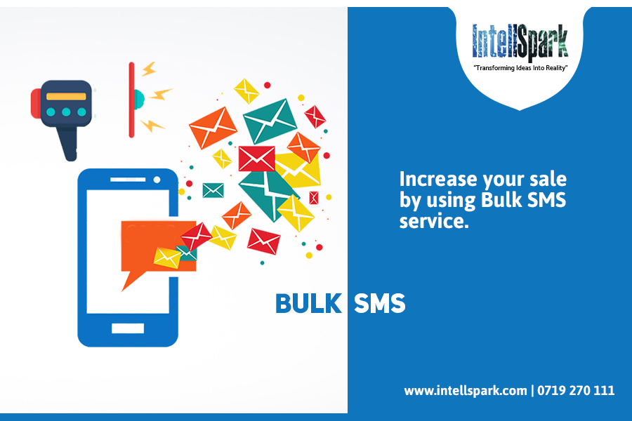 IntellSpark's tweet photo. Bulk SMS is a single SMS sent to many recipients who all receive the same message.
Intellspark has a Powerful Bulk SMS Service for Kenya, Send Up To 100,000 SMSes at once, Reach Us on 0719270111  -  https://t.co/mbgEkPkg0S for free consultancy &amp; quotation#intellspark  #bulksms https://t.co/bbPnVK8u7K