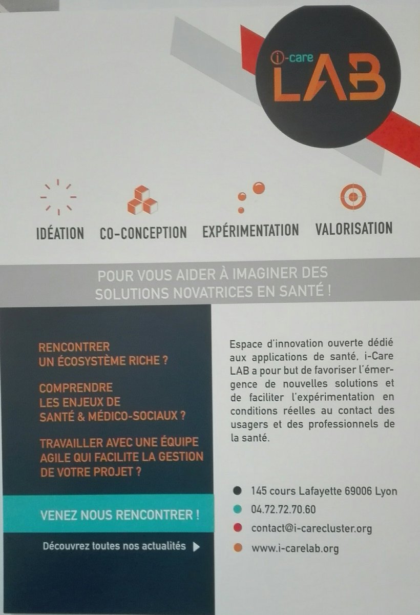 POURCHEZ's tweet image. @MINES_StEtienne partenaire de @i_carecluster avec des valeurs et objectifs communs pour promouvoir idéation, co-conception, expérimentation et valorisation d&apos;innovations au service de l&apos;écosystème MedTech et e-santé #FutureMedicine #MedTechDesign