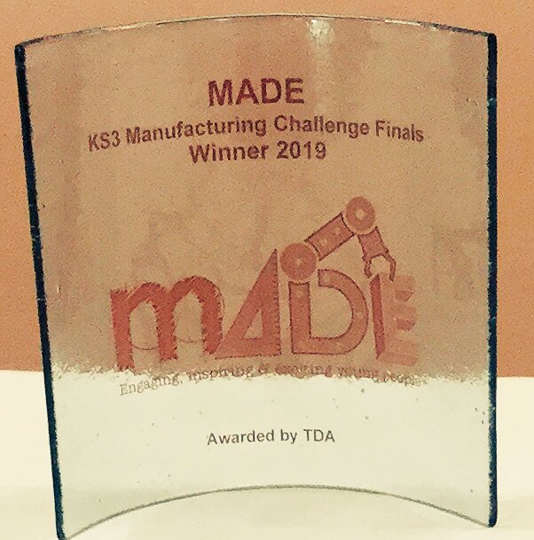 torbaySpace's tweet photo. Congratulations to @CFGS and @TorbayPharma @TorbayTDA KS3 Manufacturing Challenge Winners 2019 #TorbayMADE #BigBangSW #STEMeducation #STEM https://t.co/0kuQvvVbHr