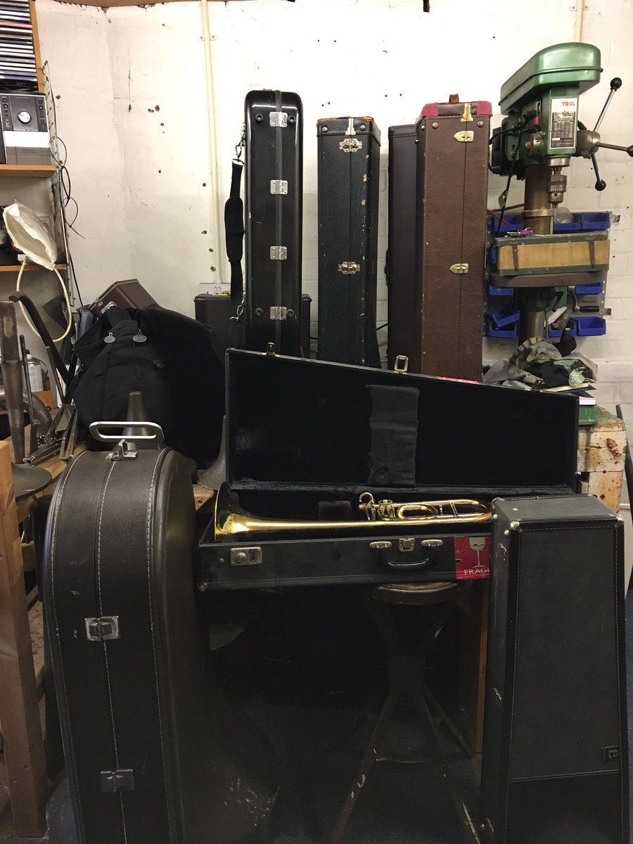 brassrepairs's tweet photo. Trombone after trombone at the moment https://t.co/pfgoWQ9tBX
