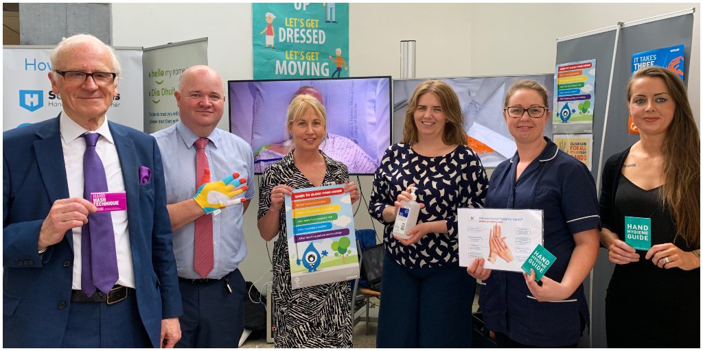 HSE_West_NWest's tweet photo. Hand Hygiene is vital and we all should learn to practice it correctly. If you are free during lunchtime pop over to the Main Foyer at #UHG today and learn all about #Handhygiene. Remember, clean hands save lives! https://t.co/jlSG9wIy0W