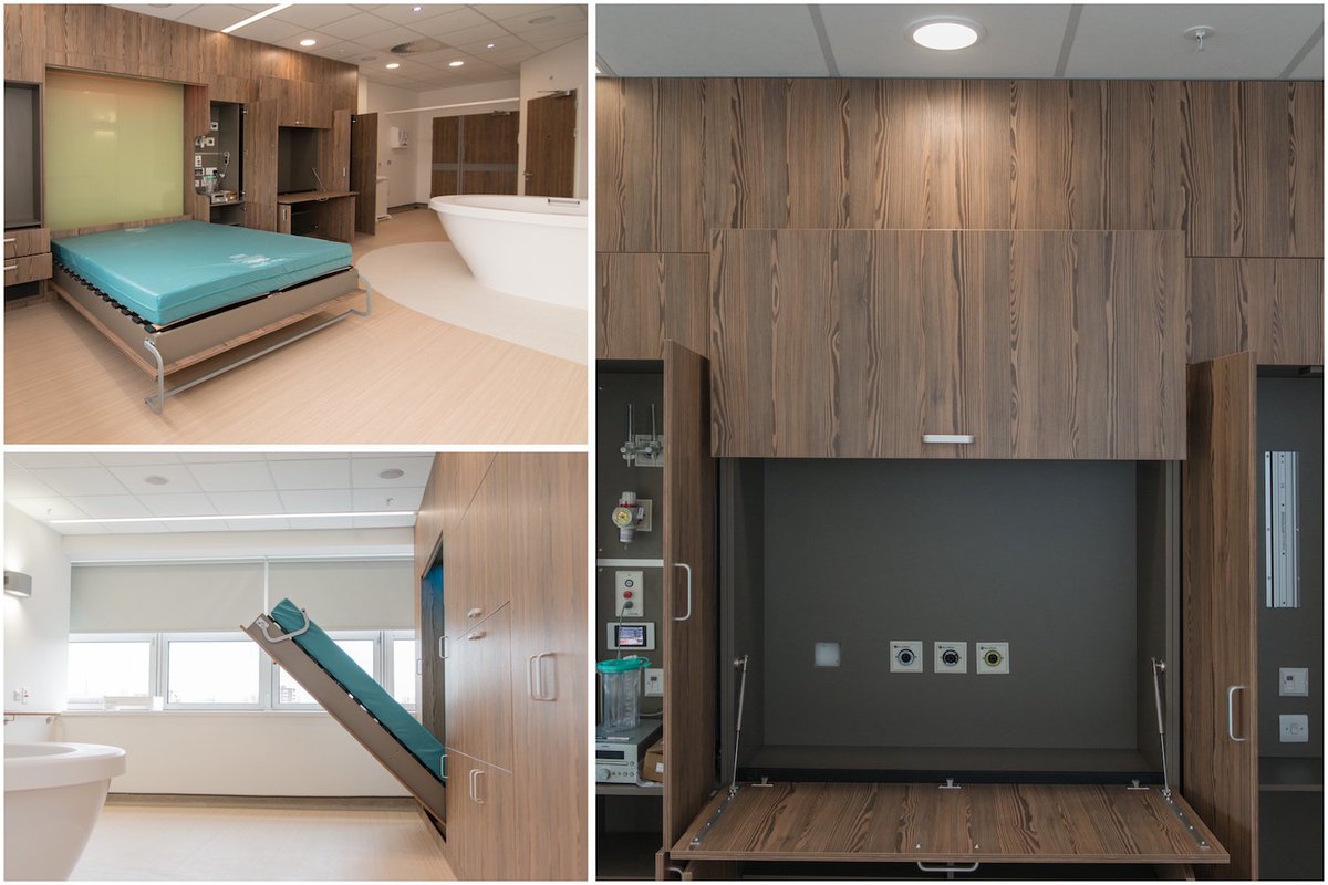 These must be some of the most spacious and comfortable birthing rooms in the world. It has been an interesting project to have been involved in. 
#nhs #maternity #hospital #healthcare #health #london #nurse #architect #architecture #design