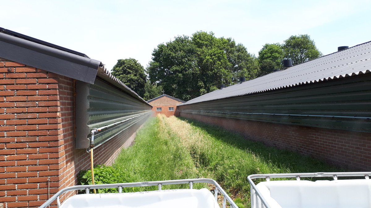 Ook hier volop bezig om te zorgen dat dieren het goed hebben #geenhittestress