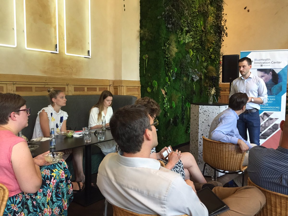 bhiccare's tweet photo. Today #Ecosystem #Pitches @ #StartupVillage. 5 start-ups pitch for our BHIC partners with @Lucky_Kim @uzgent @ZOLziekenhuis @CartonElise @dimitriderooze @usentric @stadantwerpen @Microsoftbe https://t.co/vTABn2Au5K