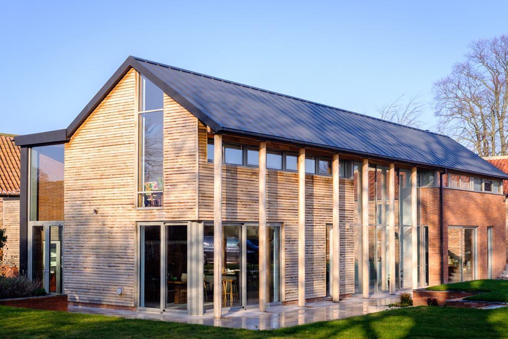 We're delighted to announce that The Long House in Heslington has been awarded with The Lord Mayor's Award for the Best Large New House. Designed by Bramhall Blenkharn, zinc roofing &amp; cladding by Varla! #VMZinc #roofing #cladding #awards