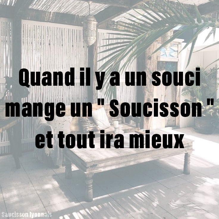 SaucissonL's tweet image. Toujours une solution 
#saucisson #charcuterie #apéro #lyon