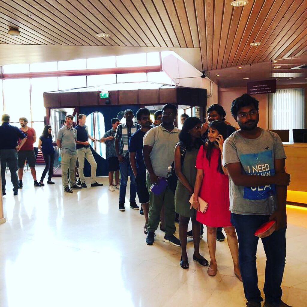 ITCAlumni's tweet photo. To keep our minds cool the ITC directorate treated all staff and students delicious icecream of Talamini #Enschede!! #ITCfamily #utwente #keepingitcool #hotdays #ITCbuilding #flipflopfabulous #summervibes https://t.co/qBwfsacM27