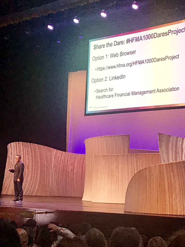 #hfma1000daresproject way to go, <a href="/Allen0777/">Allen</a>, what an awesome year ahead of us all!  #hfmaannual