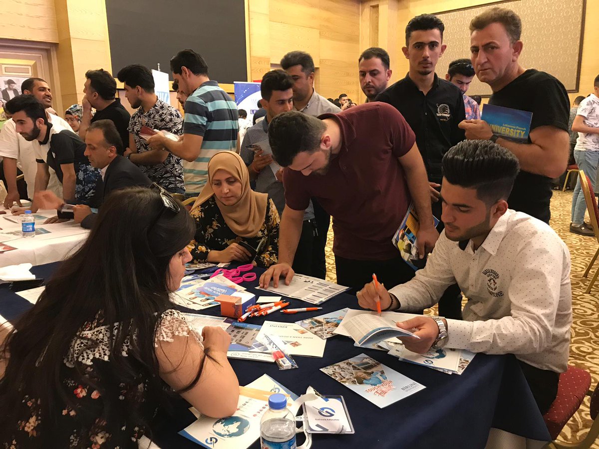 Biruniintoffice's tweet photo. Biruni University informed prospectives students in Erbil, Duhok and Suleymani in Irak 3rd Education Exhibition. Thanks a lot for your interest! #biruniuniversity #studyinTurkey #Erbil #Duhok #Suleymaniye #Irak #futureofscience https://t.co/0FEYmzjF6h
