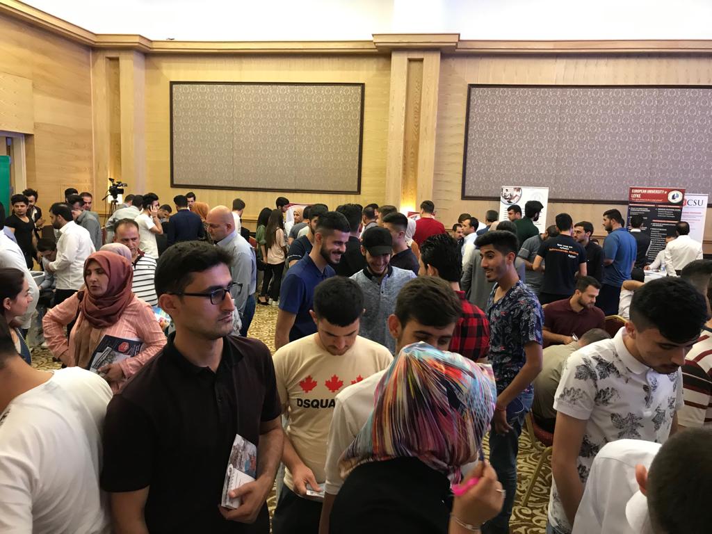 Biruniintoffice's tweet photo. Biruni University informed prospectives students in Erbil, Duhok and Suleymani in Irak 3rd Education Exhibition. Thanks a lot for your interest! #biruniuniversity #studyinTurkey #Erbil #Duhok #Suleymaniye #Irak #futureofscience https://t.co/0FEYmzjF6h