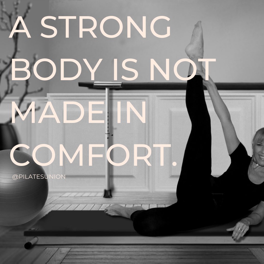 pilatesunion's tweet photo. A strong body is not made in comfort 💪 https://t.co/LnRLpDX2Qm https://t.co/Z9t8hSaWyE