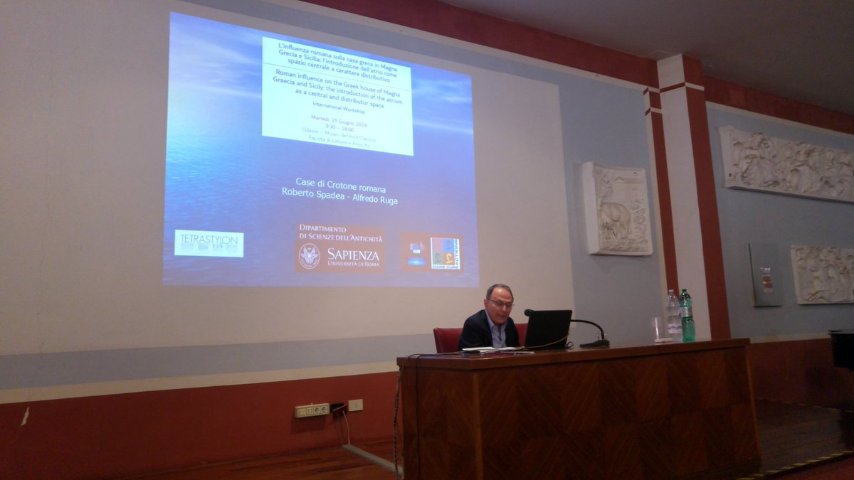 tetrastylon's tweet photo. The workshop continues. Roberto Spadea is talking about the last interventions in Crotone https://t.co/xQ8XtcD3ma