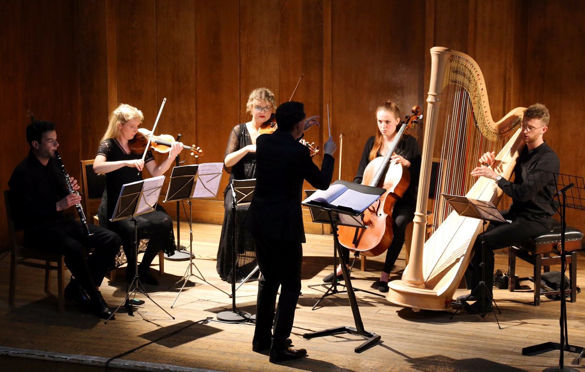 chamherst's tweet photo. A lovely time playing with this lot last week at @ConwayHall snaps by @robertpiwko https://t.co/MqZYGoYDZZ