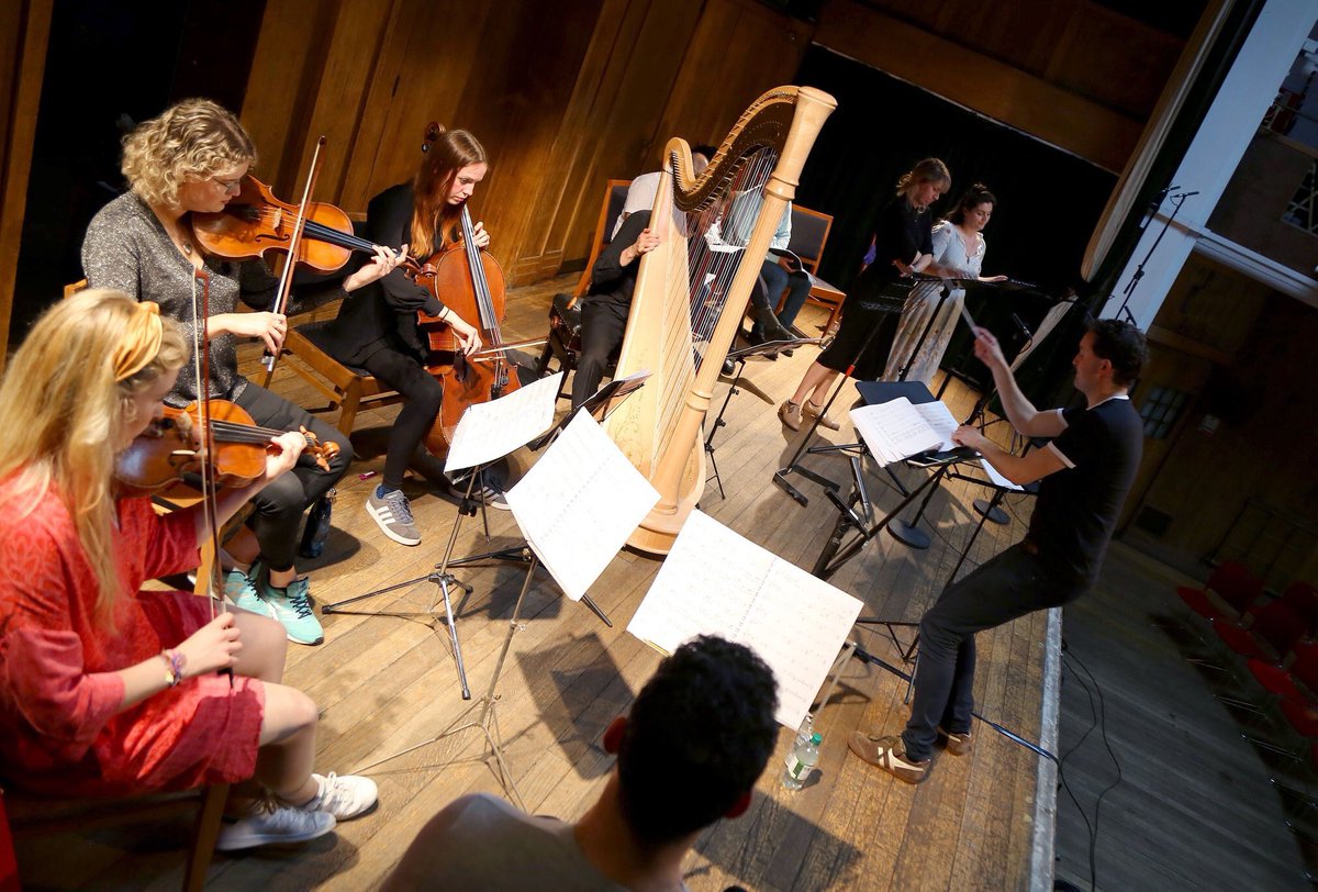 chamherst's tweet photo. A lovely time playing with this lot last week at @ConwayHall snaps by @robertpiwko https://t.co/MqZYGoYDZZ
