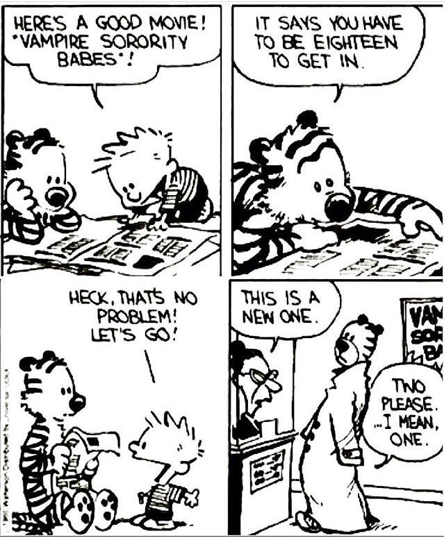 Calvin And Hobbes On Twitter Worth A Try Https T Co Ewegv2z0i7 Twitter