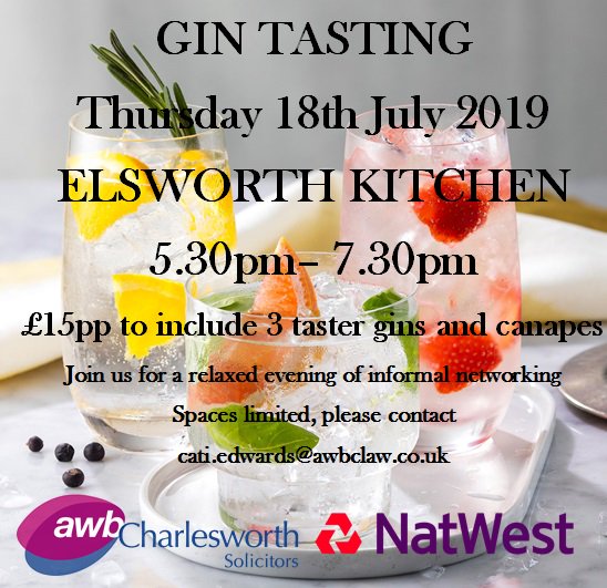 Women@WorkAireValley (@wawairevalley) on Twitter photo Very #excited that our next #networking event is now open for bookings. Meeting at the fantastic Elsworth Kitchen in #Skipton for #GinTasting and nibbles. Spaces are going fast so please contact cati.edwards@awbclaw.co.uk to book your space. Very #excited that our next #networking event is now open for bookings. Meeting at the fantastic Elsworth Kitchen in #Skipton for #GinTasting and nibbles. Spaces are going fast so please contact cati.edwards@awbclaw.co.uk to book your space.