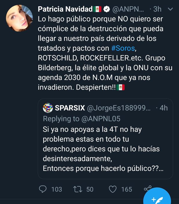 Paty Navidad Desata Controversia En Twitter Con Amlovers Meganews