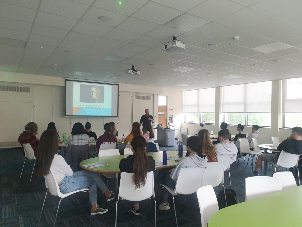 Lots of laughs and great advice during <a href="/Shane_Comer1/">Shane Comer PhD</a> 's first talk of this week on 'Why Science?'... always a huge hit at our summer school! 

<a href="/3dneonet/">3DNEONET Consortium</a> <a href="/fight_blindness/">Fighting Blindness</a>
<a href="/OPGG_UCD/">Ocular Pharmacology</a> <a href="/ucdscience/">UCD Science</a>