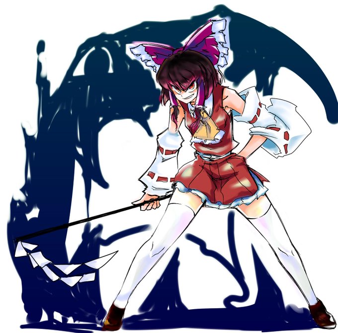 鬼形獣霊夢。お祓い棒どんどん長くなってますやんか 