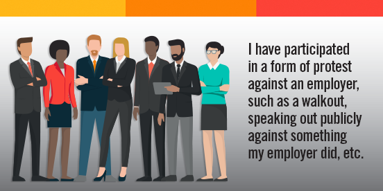 rebrogtij's tweet photo. The rise of employee advocacy: 41% of Millennials say they have already protested against their employer. Learn more in @Spherion’s monthly workforce newsletter. https://t.co/tqbwN8uhkU | #employeeadvocacy | #EWS| #EmergentCompaniesStandOut https://t.co/4CMxwIH2Po