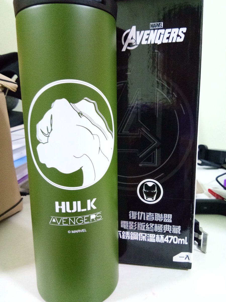 The90s_Msia's tweet photo. Ready Stock 
Taiwan 7-Eleven Limited Edition 
Avengers - The Hulk version stainless steel tumbler 

🙋if you are interested,  will pm for price 😊 https://t.co/RS1XioFQ9G