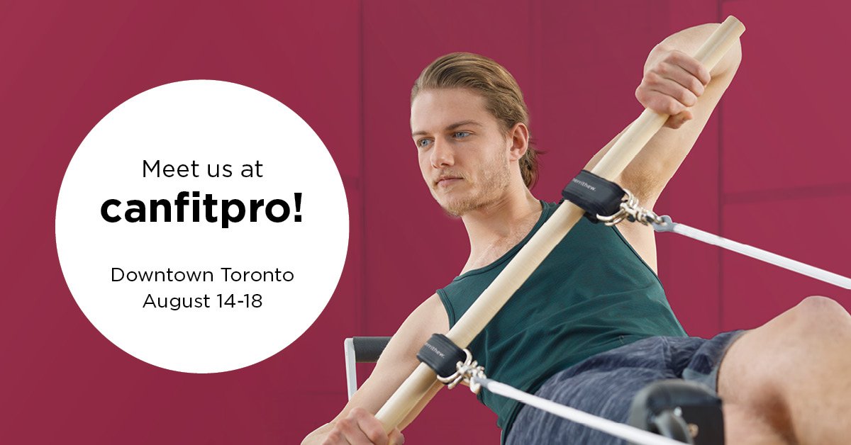 STOTT_PILATES's tweet image. Meet us August 14-18 in downtown Toronto for the largest fitness show in Canada: canfitpro! Don’t miss our exclusive in-booth offers and the chance to earn your CECs in the Merrithew™ Intensives and Sessions. Register now: bit.ly/2ZtXipy