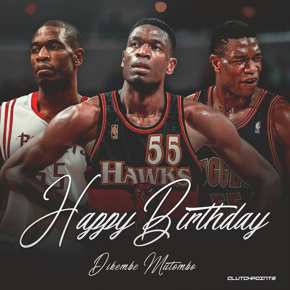 Join Rockets Nation in wishing former 8x All-Star and 4x DPOY, Dikembe Mutombo, a happy 53rd birthday!   