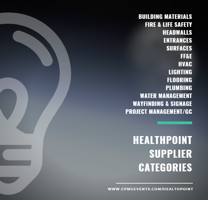 HealthPtEvent's tweet photo. At #HealthPoint19 you will learn from and meet with innovative Suppliers representing these categories shown here.
Just 2 days out of the office and no trade show floor either! Want to learn more? Contact @RachelDeForge or @CpmgB today! #healthcare #seniorliving https://t.co/BeXwolPTAb