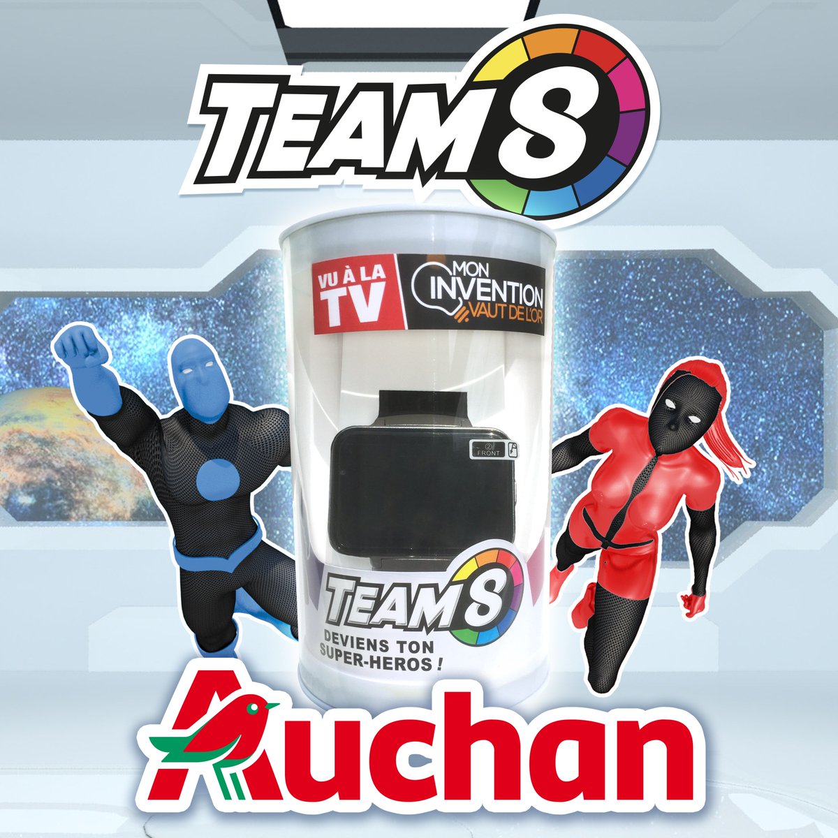 La montre Team8 est disponible chez <a href="/Auchan_France/">Auchan</a>

#Team8 #Auchan #kids #santé #éducation #innovation