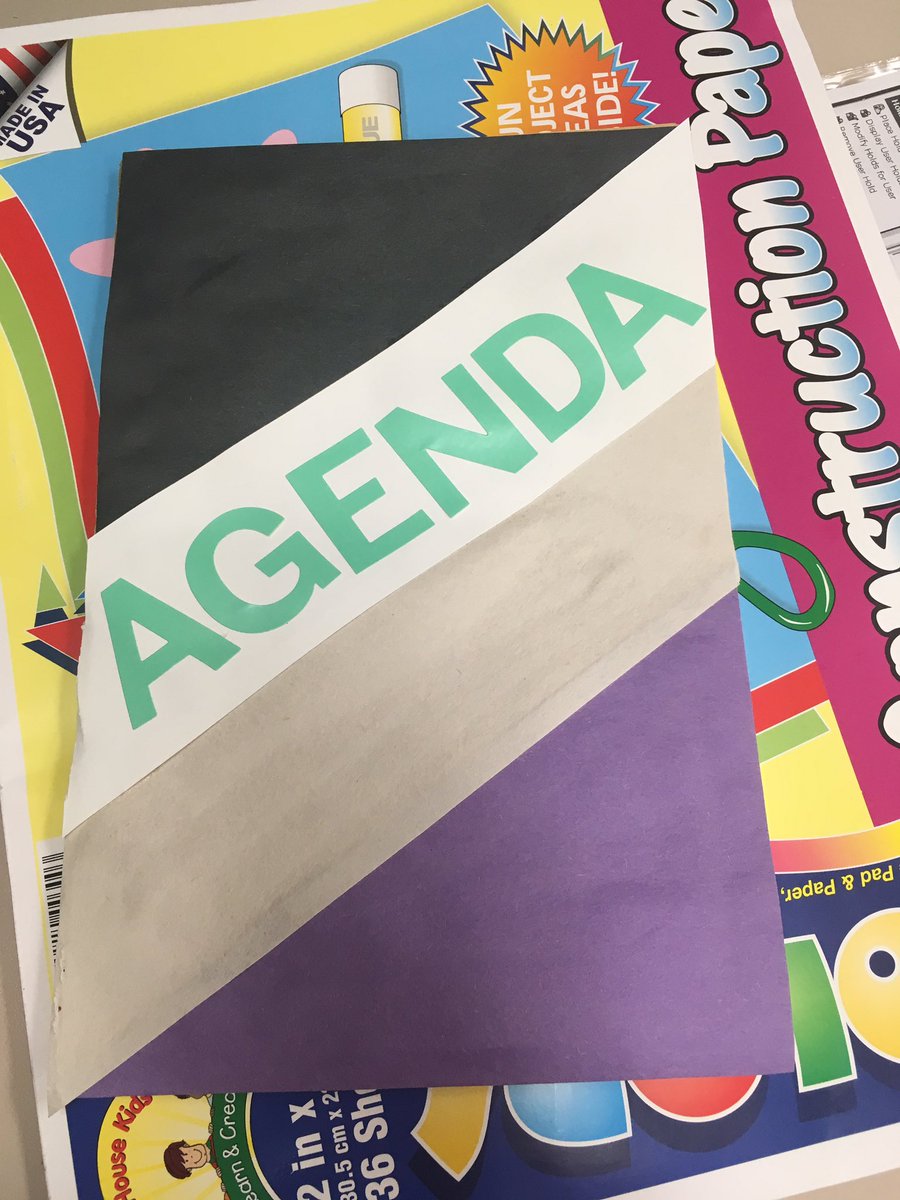 Got to help out with Rainbow Club yesterday. We made Gay Agendas! This is the #AsexualAgenda, but my favorite was a teen’s Agend(er)a. #lgbtqia #agender #teenprograms #librarylife