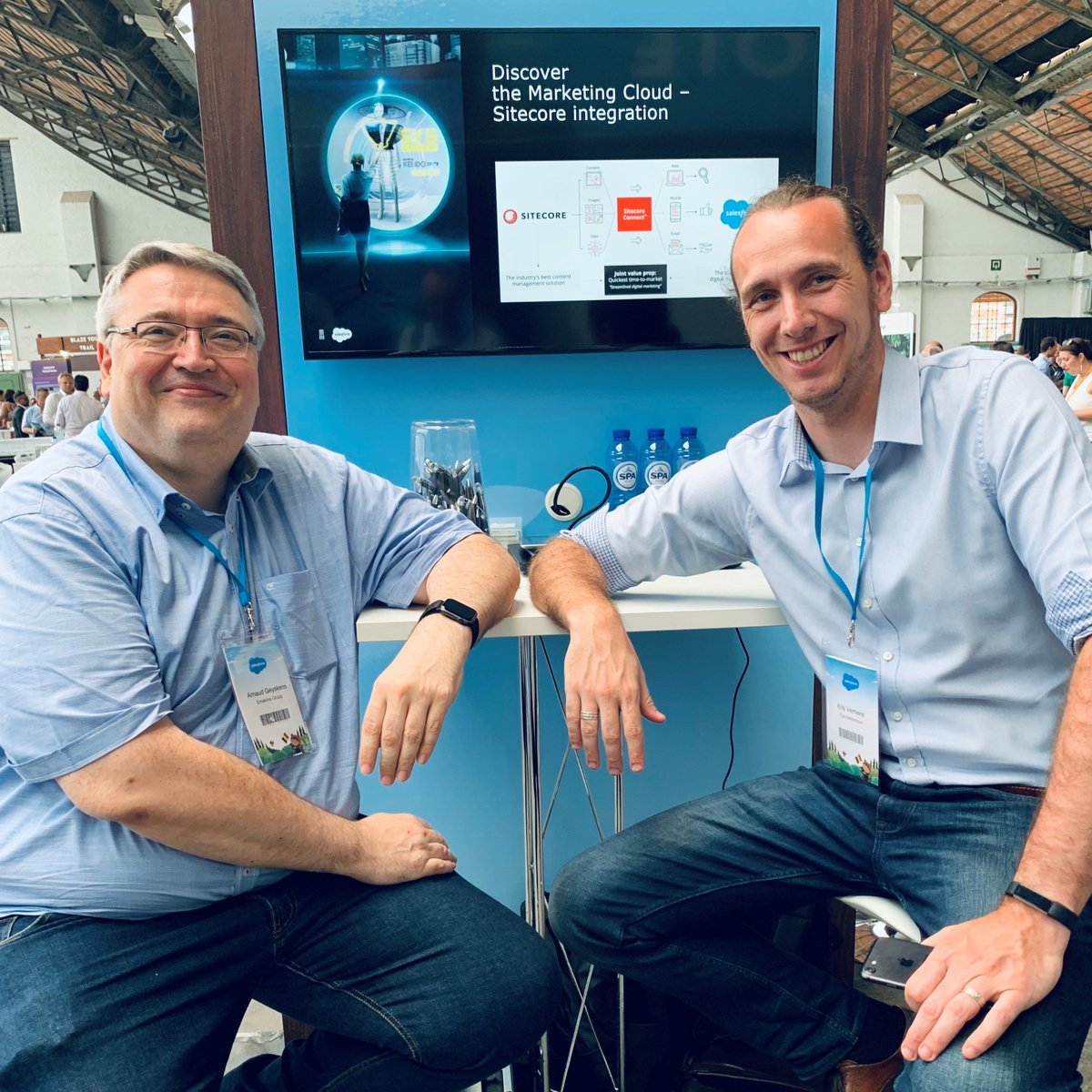 TheReference's tweet photo. Showcasing our Sitecore - Salesforce integration expertise today at Salesforce Basecamp Brussels. Want to know more about the integration possibilites? This blog post will definitely answer  your questions. https://t.co/uogKwJesxT https://t.co/QDuUTMVjwX